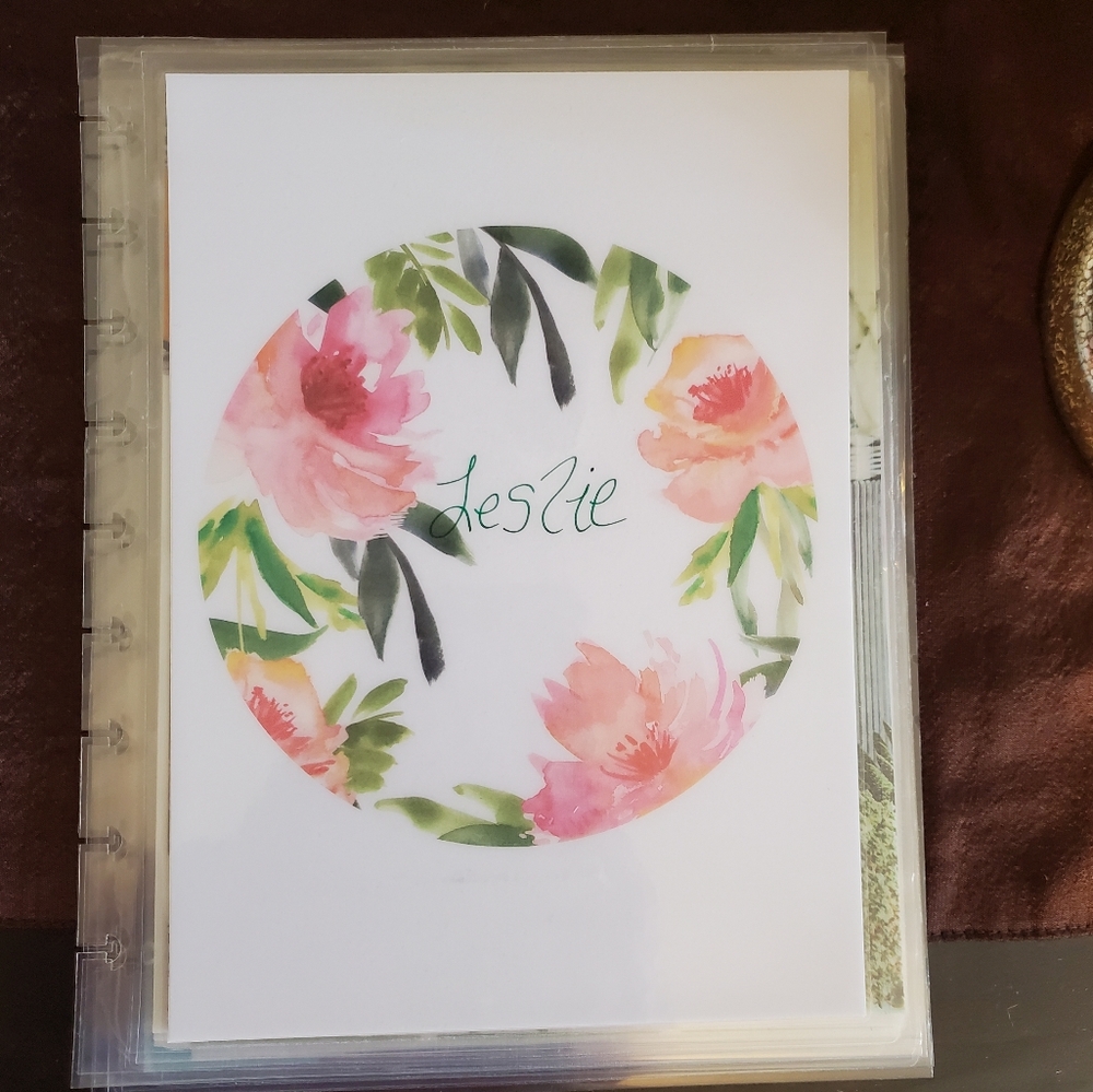 Handmade cover for your Classic size Disc Bound Planner Leslie